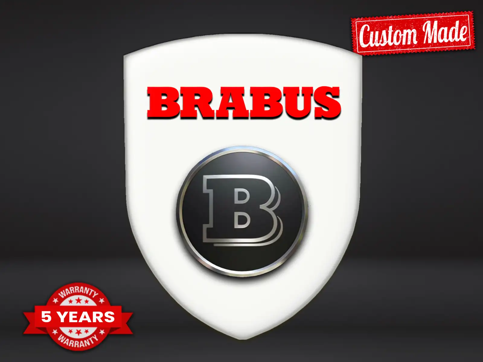 Brabus Pegatinas Ventana Personalizadas Resistentes Alta Calidad